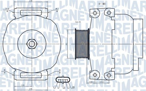 Magneti Marelli 063731851010 - Генератор vvparts.bg