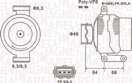 Magneti Marelli 063731864010 - Генератор vvparts.bg