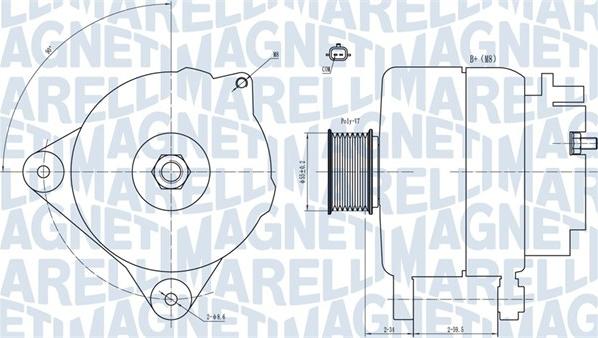 Magneti Marelli 063731866010 - Генератор vvparts.bg