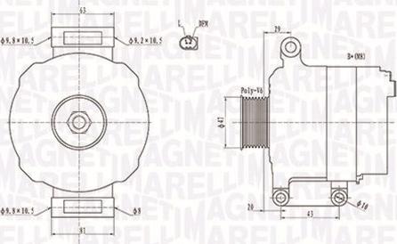 Magneti Marelli 063731867010 - Генератор vvparts.bg