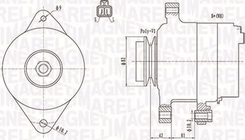 Magneti Marelli 063731806010 - Генератор vvparts.bg