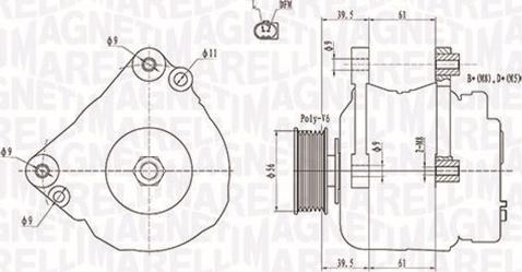 Magneti Marelli 063731818010 - Генератор vvparts.bg