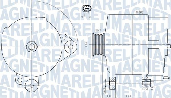 Magneti Marelli 063731817010 - Генератор vvparts.bg