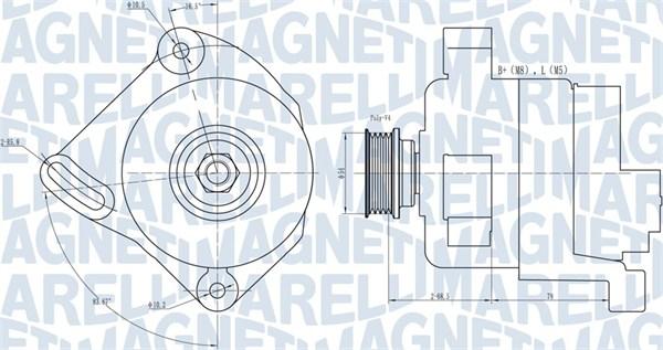 Magneti Marelli 063731886010 - Генератор vvparts.bg