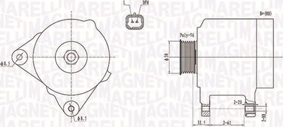 Magneti Marelli 063731824010 - Генератор vvparts.bg