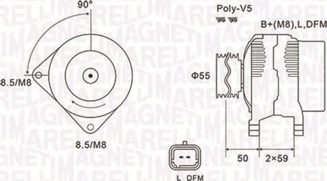 Magneti Marelli 063731823010 - Генератор vvparts.bg