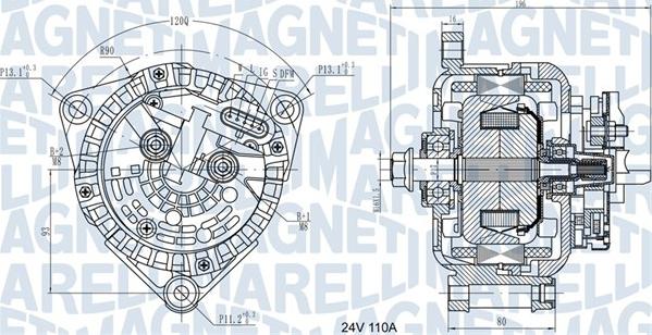 Magneti Marelli 063731871010 - Генератор vvparts.bg