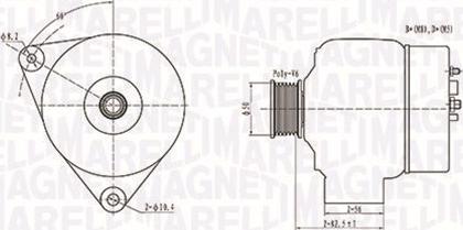 Magneti Marelli 063731301010 - Генератор vvparts.bg