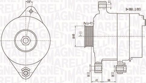 Magneti Marelli 063731258010 - Генератор vvparts.bg