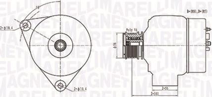 Magneti Marelli 063731209010 - Генератор vvparts.bg