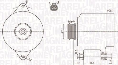 Magneti Marelli 063731283010 - Генератор vvparts.bg