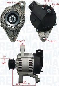 Magneti Marelli 063731220010 - Генератор vvparts.bg