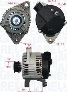 Magneti Marelli 063731221010 - Генератор vvparts.bg