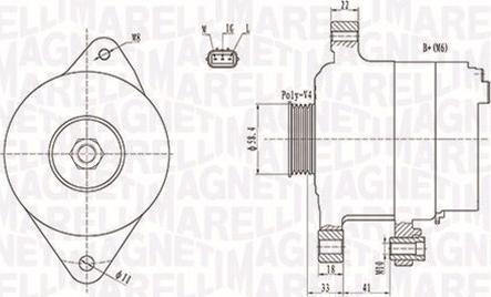 Magneti Marelli 063731793010 - Генератор vvparts.bg