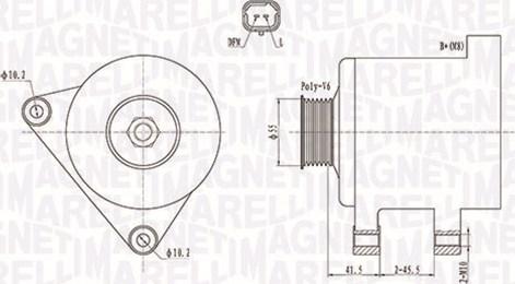 Magneti Marelli 063731741010 - Генератор vvparts.bg