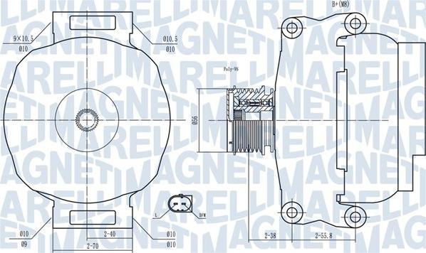 Magneti Marelli 063731769010 - Генератор vvparts.bg