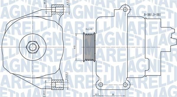 Magneti Marelli 063731766010 - Генератор vvparts.bg