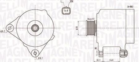 Magneti Marelli 063731768010 - Генератор vvparts.bg