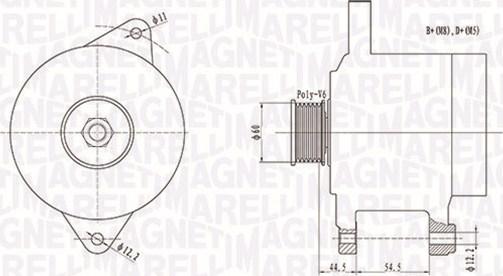 Magneti Marelli 063731718010 - Генератор vvparts.bg