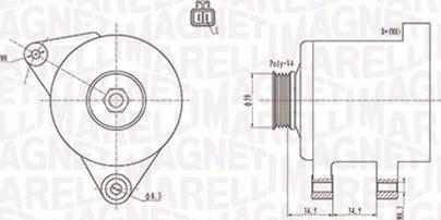 Magneti Marelli 063731789010 - Генератор vvparts.bg