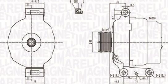 Magneti Marelli 063731779010 - Генератор vvparts.bg