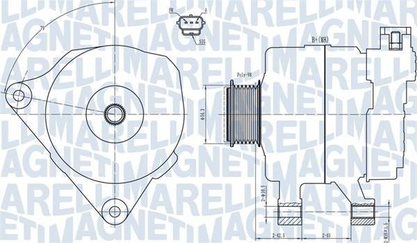 Magneti Marelli 063731778010 - Генератор vvparts.bg