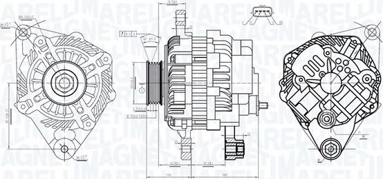 Magneti Marelli 063733526010 - Генератор vvparts.bg