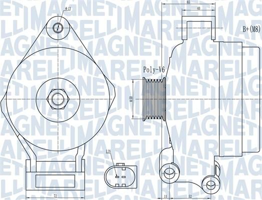 Magneti Marelli 063732044010 - Генератор vvparts.bg