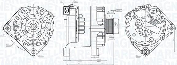 Magneti Marelli 063732041010 - Генератор vvparts.bg