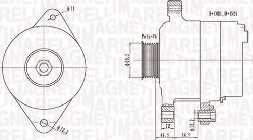 Magneti Marelli 063732062010 - Генератор vvparts.bg