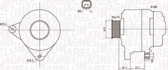Magneti Marelli 063732008010 - Генератор vvparts.bg