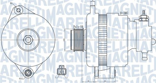 Magneti Marelli 063732018010 - Генератор vvparts.bg