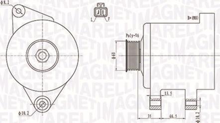 Magneti Marelli 063732017010 - Генератор vvparts.bg