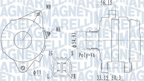 Magneti Marelli 063732027010 - Генератор vvparts.bg