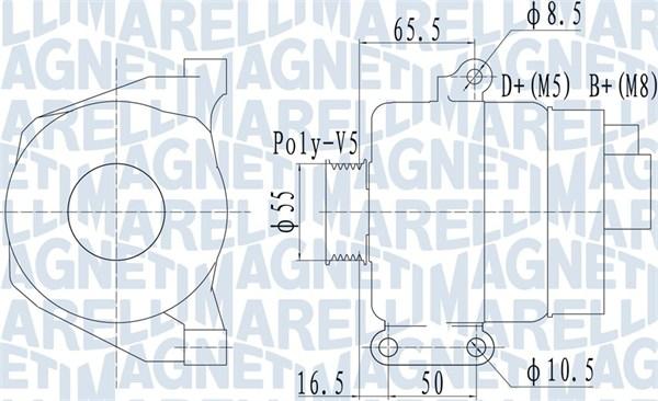 Magneti Marelli 063732070010 - Генератор vvparts.bg