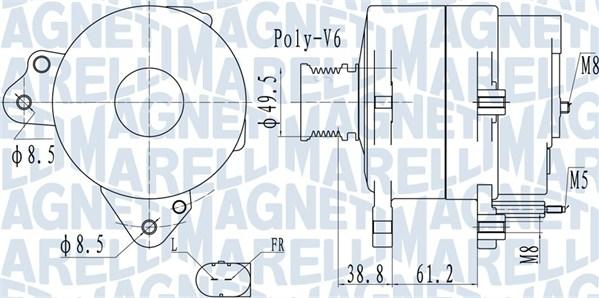 Magneti Marelli 063732137010 - Генератор vvparts.bg