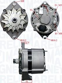 Magneti Marelli 063732170010 - Генератор vvparts.bg