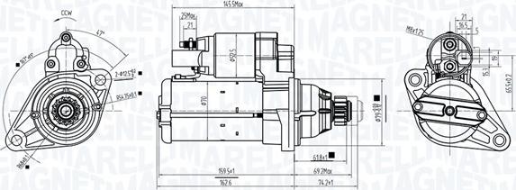 Magneti Marelli 063725944010 - Стартер vvparts.bg