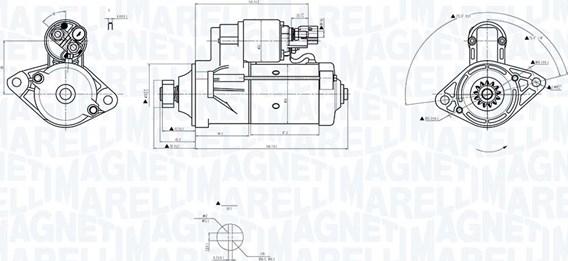 Magneti Marelli 063726156010 - Стартер vvparts.bg