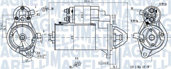 Magneti Marelli 063720976010 - Стартер vvparts.bg