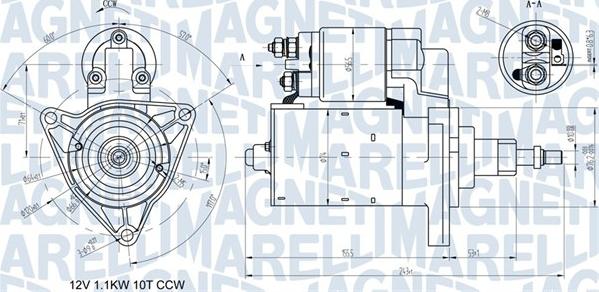 Magneti Marelli 063720597010 - Стартер vvparts.bg