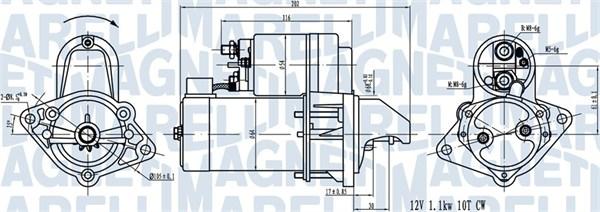 Magneti Marelli 063720519010 - Стартер vvparts.bg