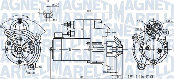 Magneti Marelli 063720581010 - Стартер vvparts.bg