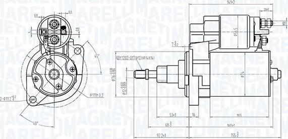 Magneti Marelli 063720601010 - Стартер vvparts.bg