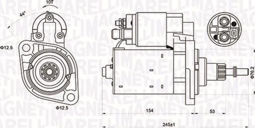 Magneti Marelli 063720619010 - Стартер vvparts.bg