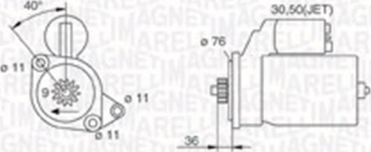 Magneti Marelli 063720618010 - Стартер vvparts.bg