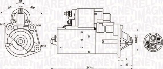 Magneti Marelli 063720680010 - Стартер vvparts.bg