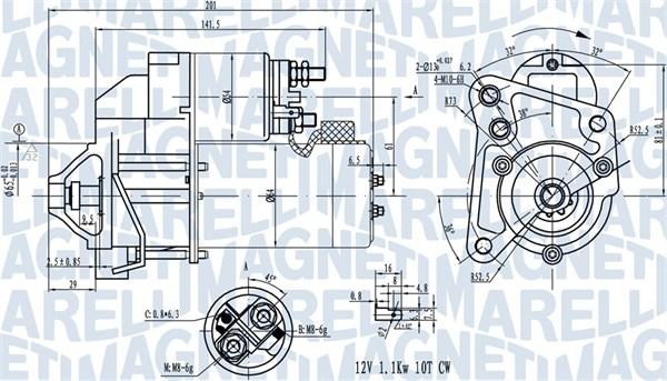 Magneti Marelli 063720681010 - Стартер vvparts.bg