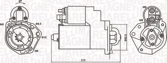 Magneti Marelli 063720880010 - Стартер vvparts.bg