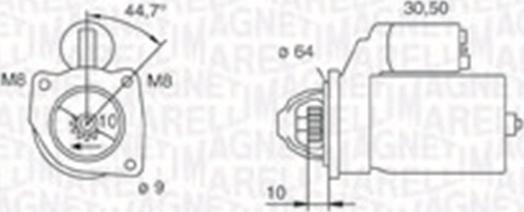 Magneti Marelli 063720371010 - Стартер vvparts.bg